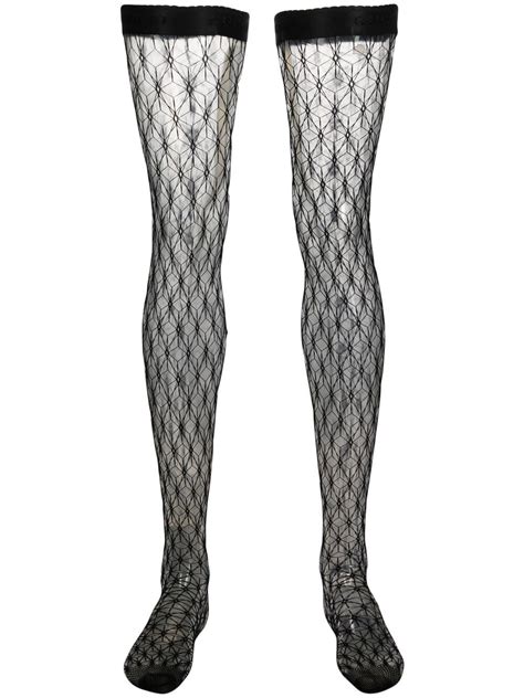 gucci sheer stockings|distressed stockings Gucci.